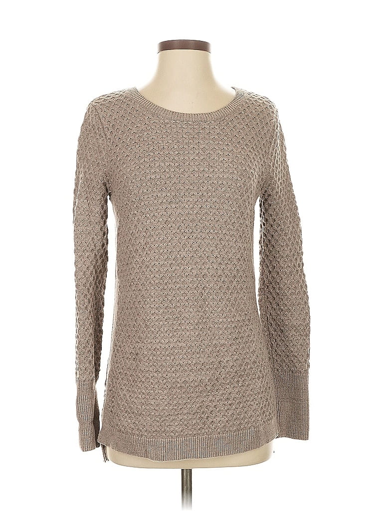 Pre-owned Athleta Pullover Sweater In Brown