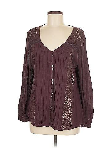 American Eagle Outfitters Long Sleeve Blouse (view 1)