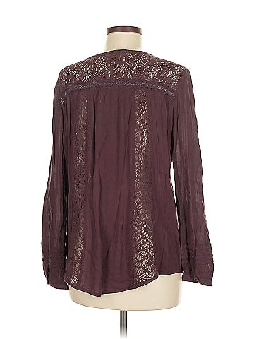 American Eagle Outfitters Long Sleeve Blouse (view 2)