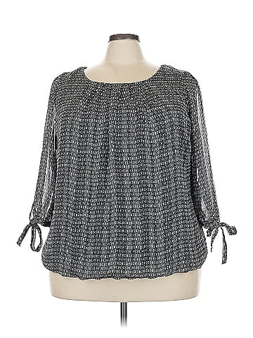 Roz & Ali 3/4 Sleeve Blouse (view 1)