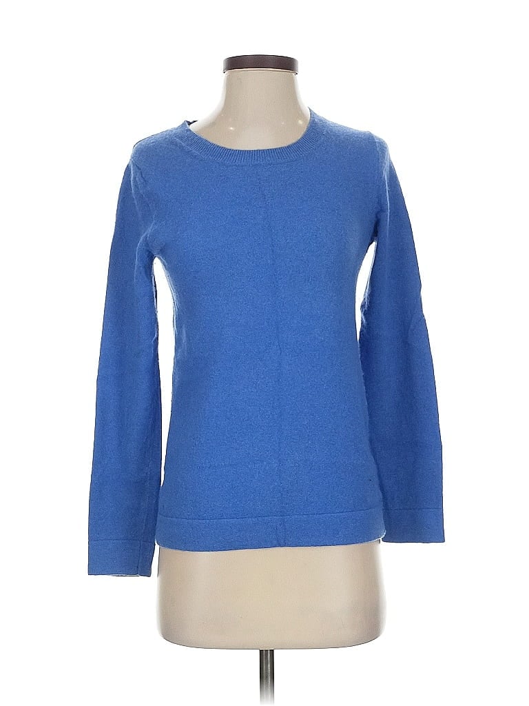 Pre-owned J.crew Factory Store Pullover Sweater In Blue