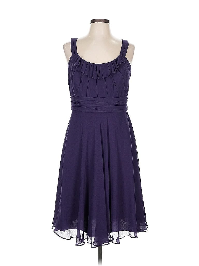 Pre-owned David's Bridal Cocktail Dress In Purple