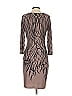 Max and Cleo Graphic Brown Cocktail Dress Size S - photo 2