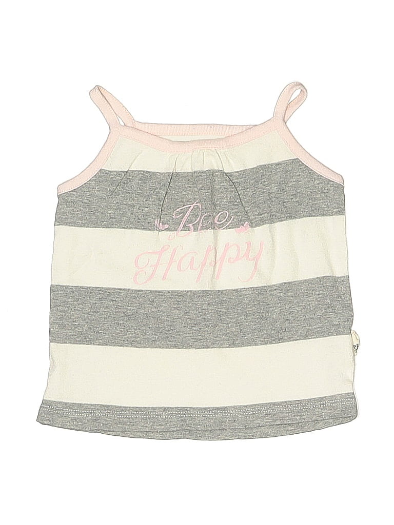 Pre-owned Burt's Bees Baby Babies' Sleeveless T-shirt In White