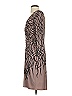 Max and Cleo Graphic Brown Cocktail Dress Size S - photo 5