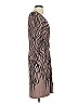 Max and Cleo Graphic Brown Cocktail Dress Size S - photo 4