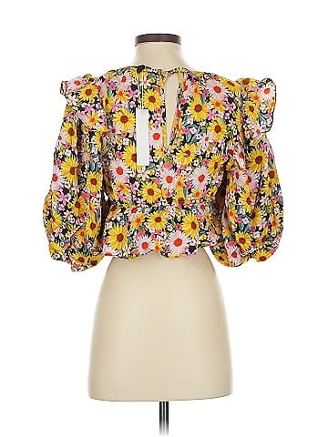 For Love & Lemons 3/4 Sleeve Blouse (view 2)