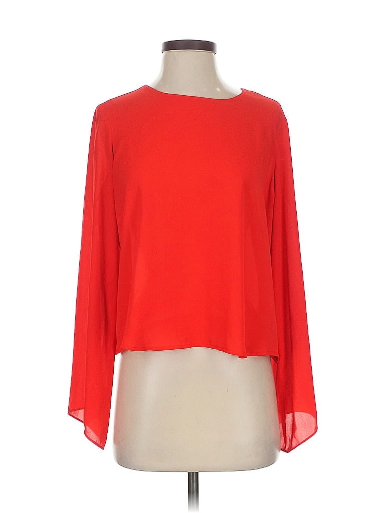 Click to view more detailed imagery on our partner's website Pre-owned Vince Camuto Long Sleeve Blouse In Red