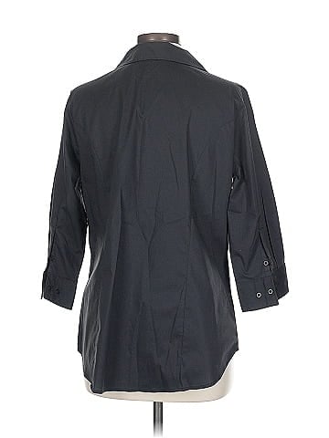 Riders by Lee 3/4 Sleeve Button-Down Shirt (view 2)