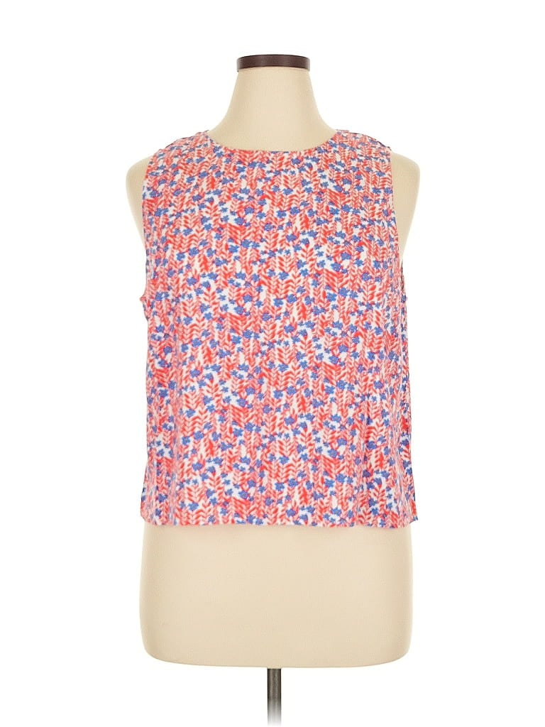 Pre-owned J.crew Factory Store Sleeveless Blouse In Pink