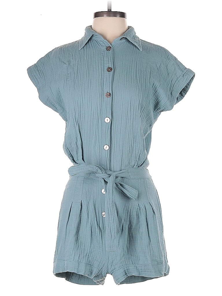Pre-owned Vici Romper In Blue