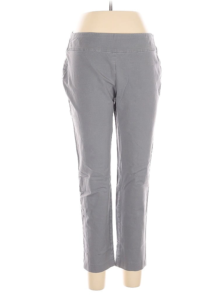 Pre-owned Crown & Ivy Active Pants In Gray