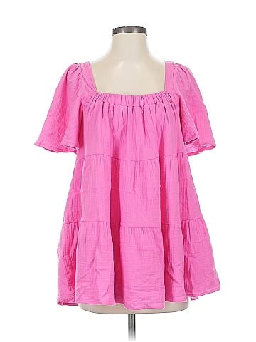 She + Sky Short Sleeve Blouse (view 1)