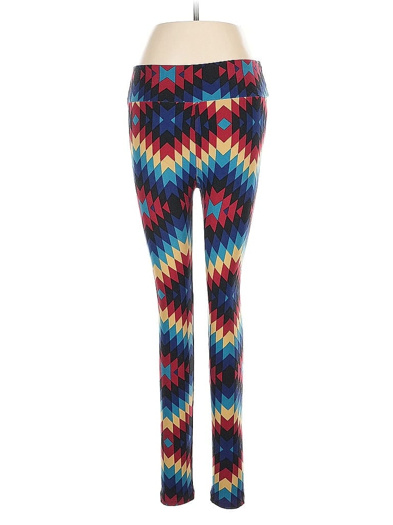 Pre-owned Lularoe Leggings In Blue