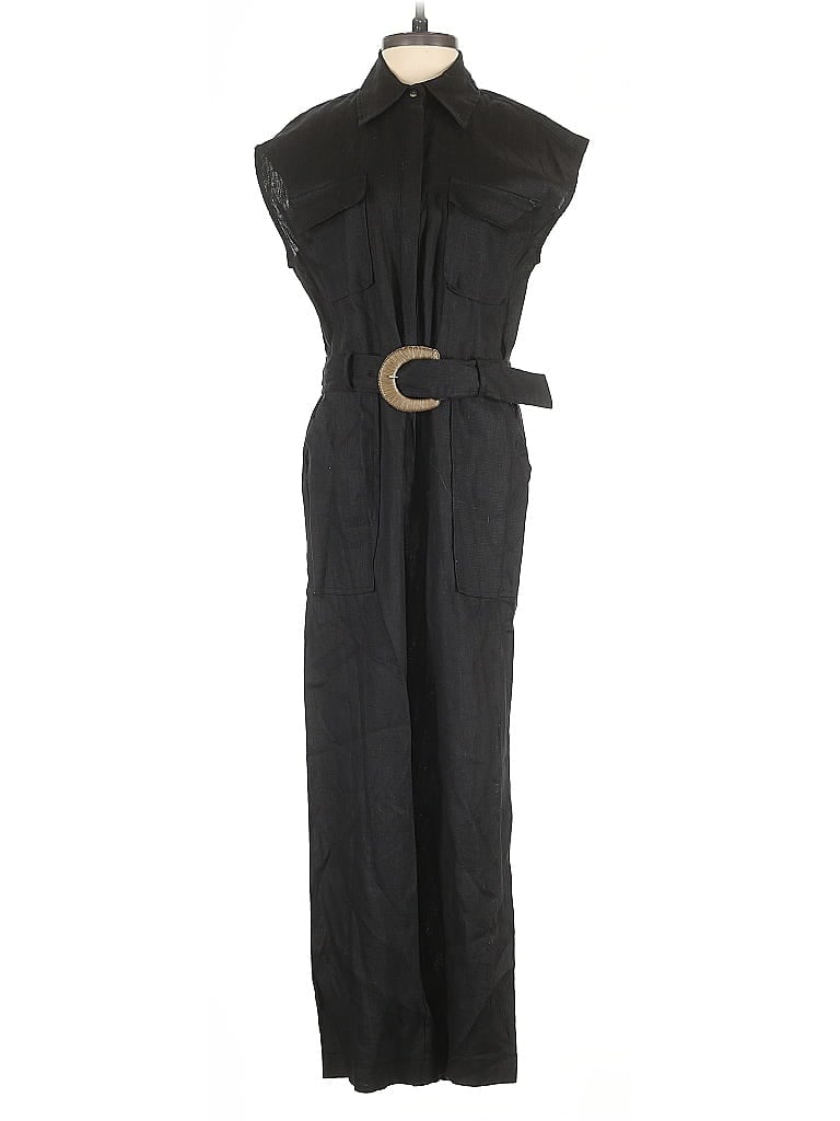 Pre-owned Mng Jumpsuit In Black