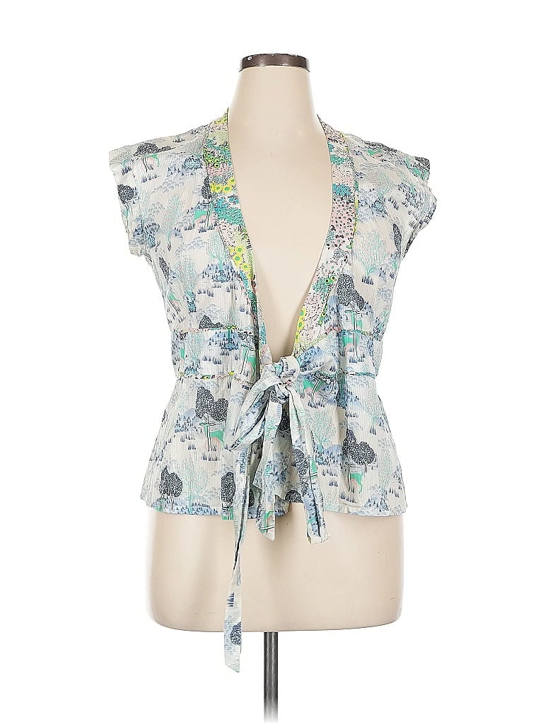 Pre-owned Paul & Joe Sister Sleeveless Blouse In White