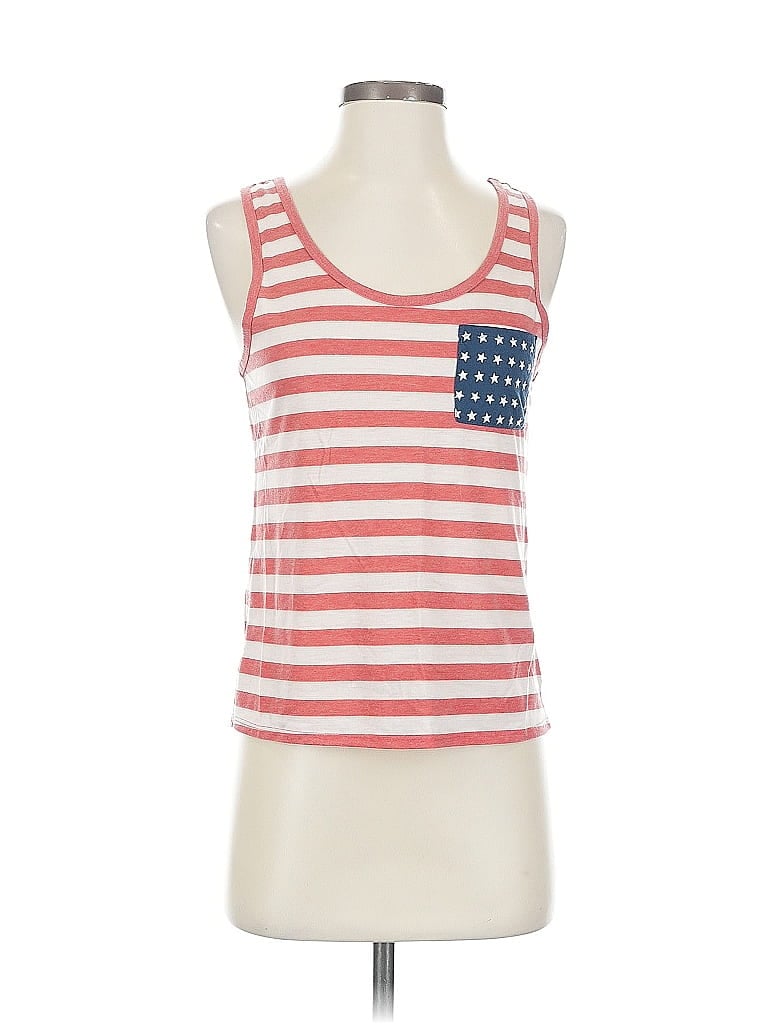 Pre-owned Fifth Sun Tank Top Pink Strapless Neckline Tops