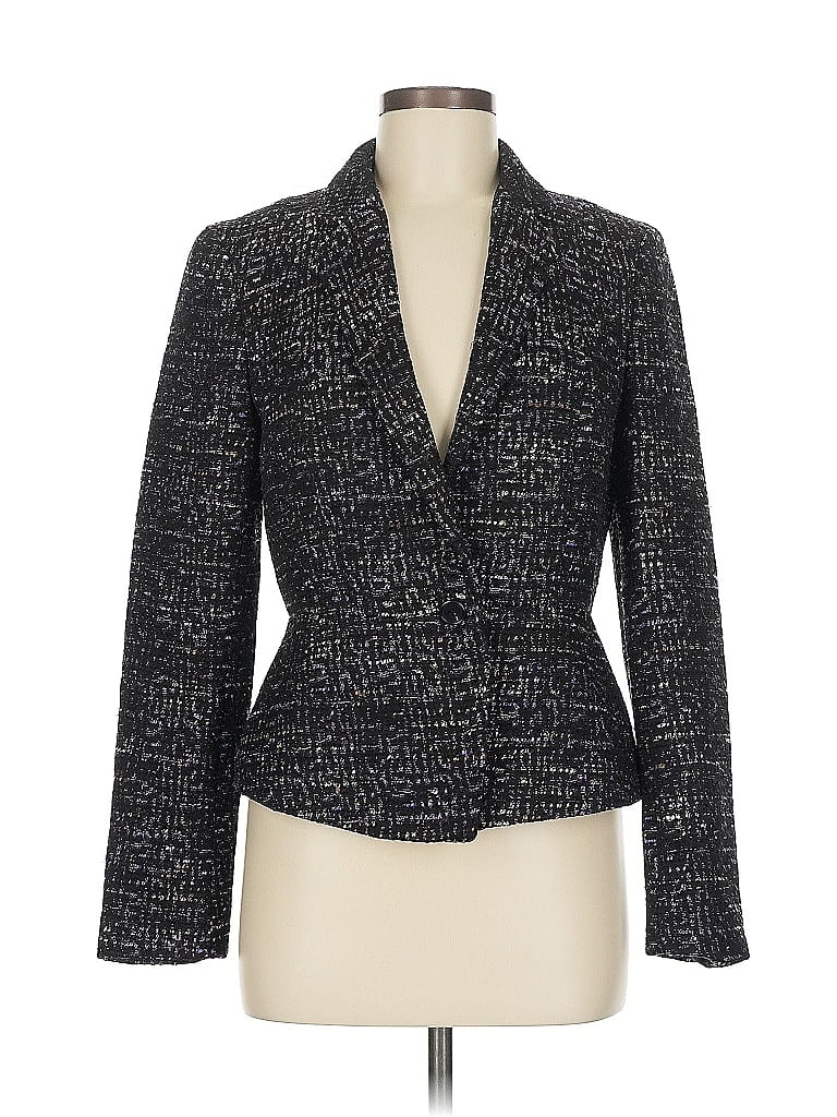 Pre-owned Ann Taylor Blazer Jacket In Black