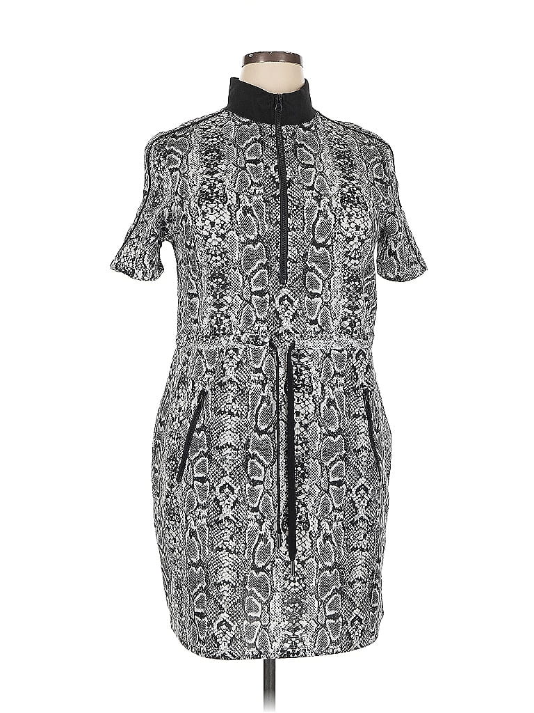 Pre-owned No Boundaries Casual Dress In Gray