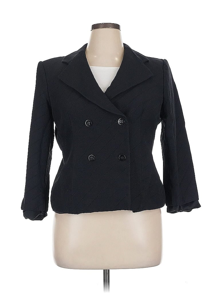 Click to view more detailed imagery on our partner's website Pre-owned Armani Collezioni Blazer Jacket In Black
