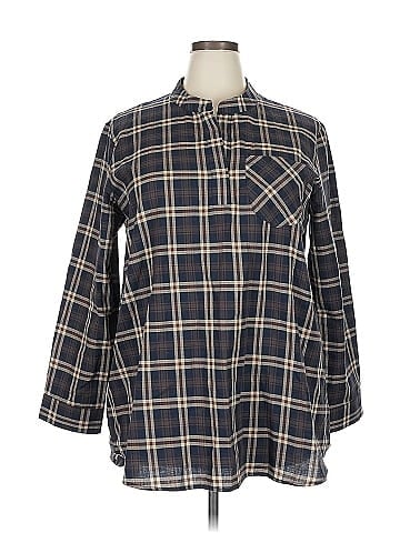 Suzanne Betro Long Sleeve Button-Down Shirt (view 1)