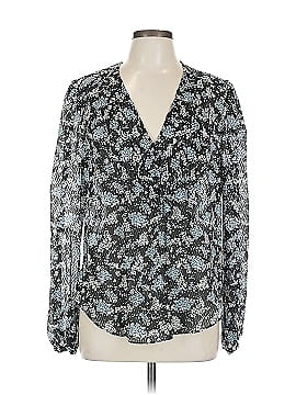Veronica Beard Long Sleeve Silk Top