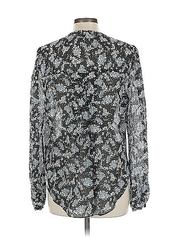 Veronica Beard Long Sleeve Silk Top (view 2)