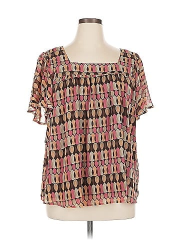 Apt. 9 Short Sleeve Blouse (view 1)