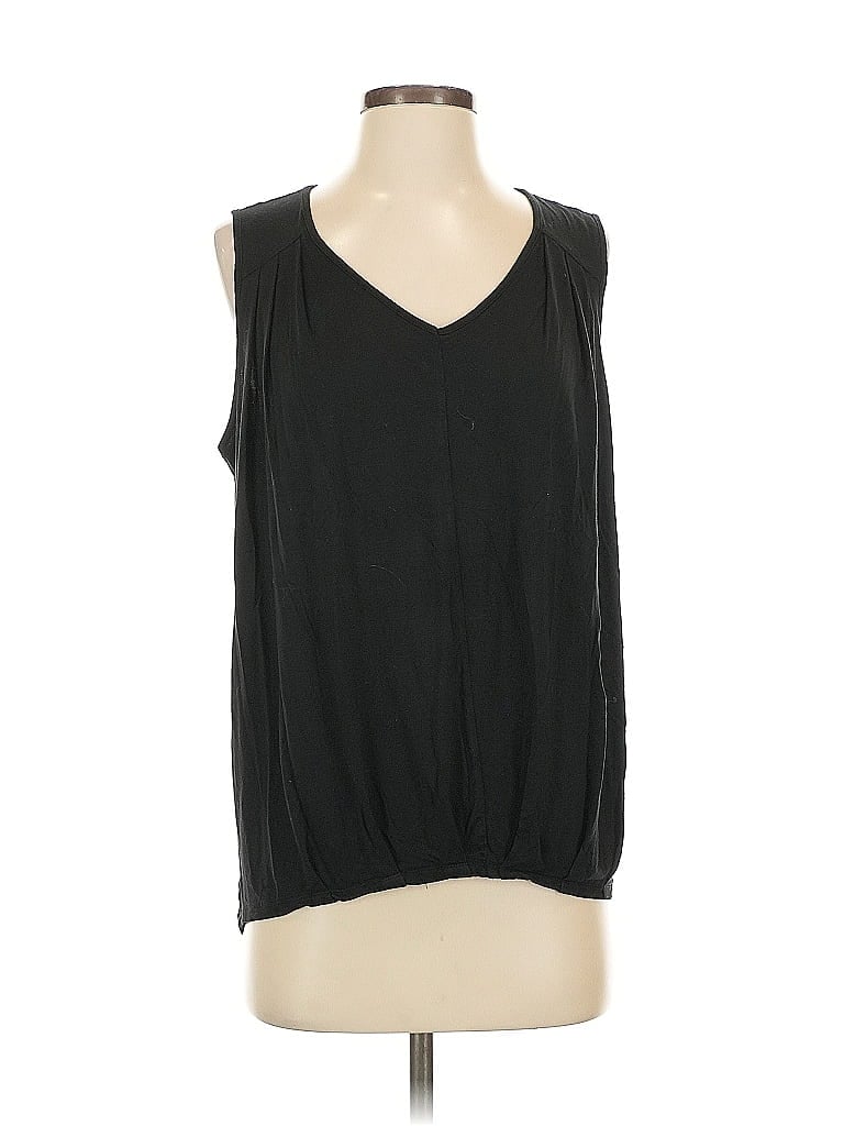 CABLE & GAUGE Pre-owned Sleeveless Blouse In Black