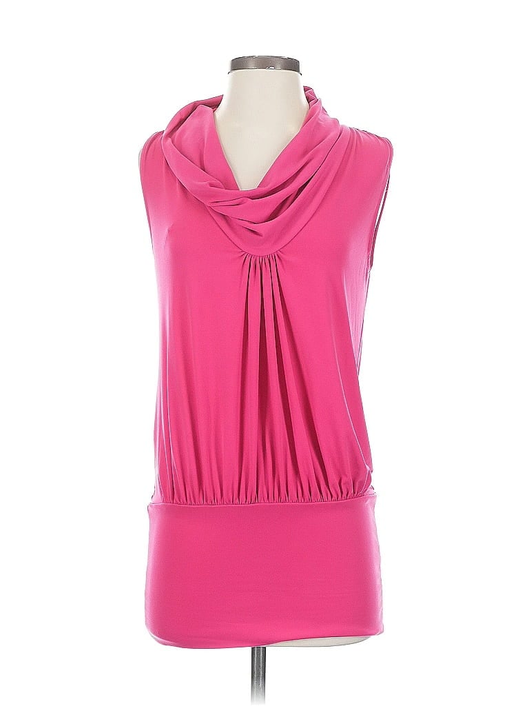 Pre-owned Express Sleeveless Blouse In Pink