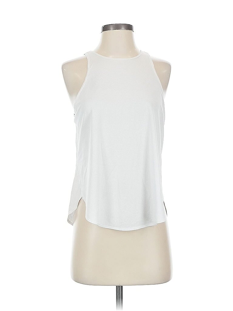 Click to view more detailed imagery on our partner's website Pre-owned Fabletics Tank Top White Halter Neckline Tops