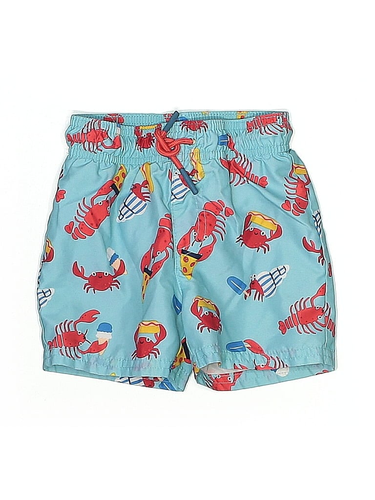 Click to view more detailed imagery on our partner's website Pre-owned Cat & Jack Babies' Board Shorts In Blue