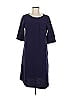 APC Solid Blue Casual Dress Size M - photo 1
