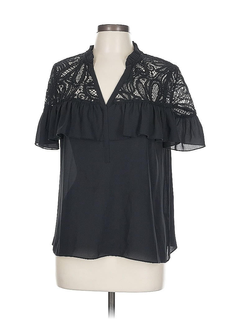 LILLY PULITZER Pre-owned Short Sleeve Blouse In Black