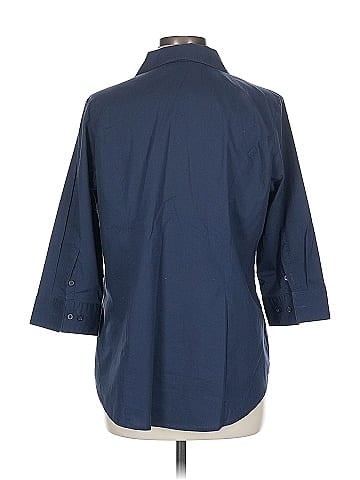 Riders by Lee 3/4 Sleeve Button-Down Shirt (view 2)