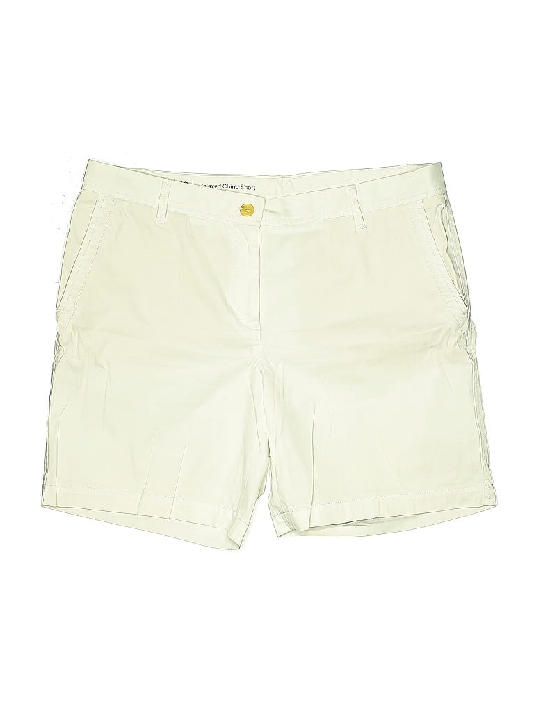 Pre-owned Talbots Khaki Shorts In Yellow