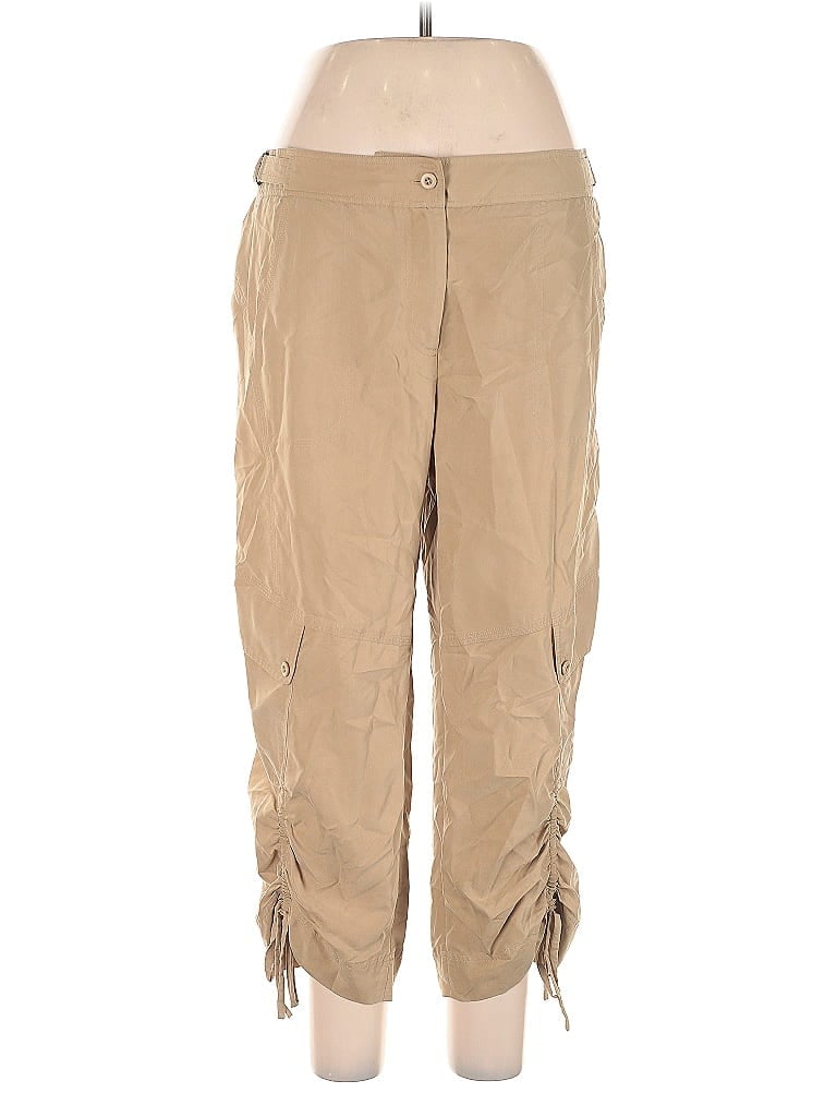 Pre-owned Ellen Tracy Cargo Pants In Brown