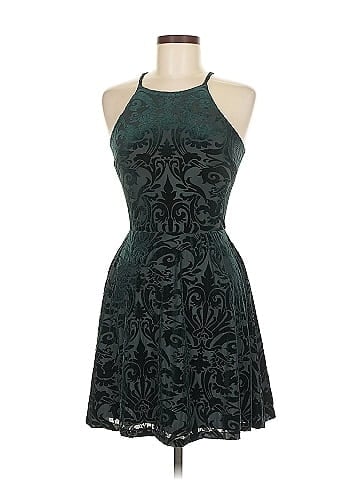 Aqua Cocktail Dress (view 1)