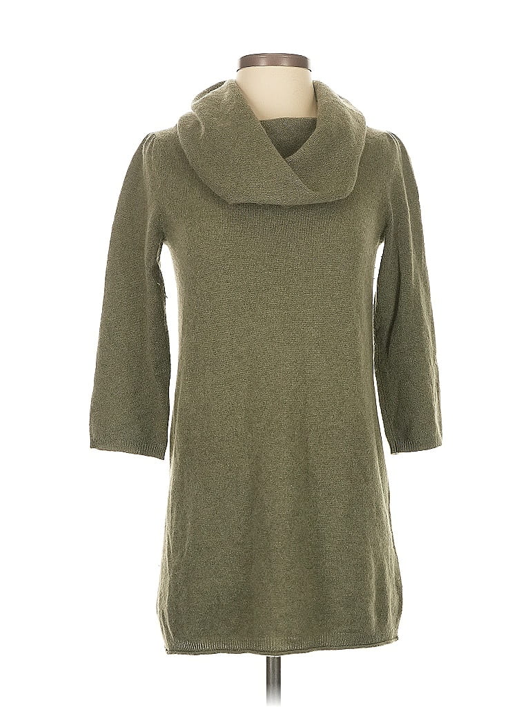 Pre-owned Cynthia Rowley Tjx Cashmere Pullover Sweater In Green