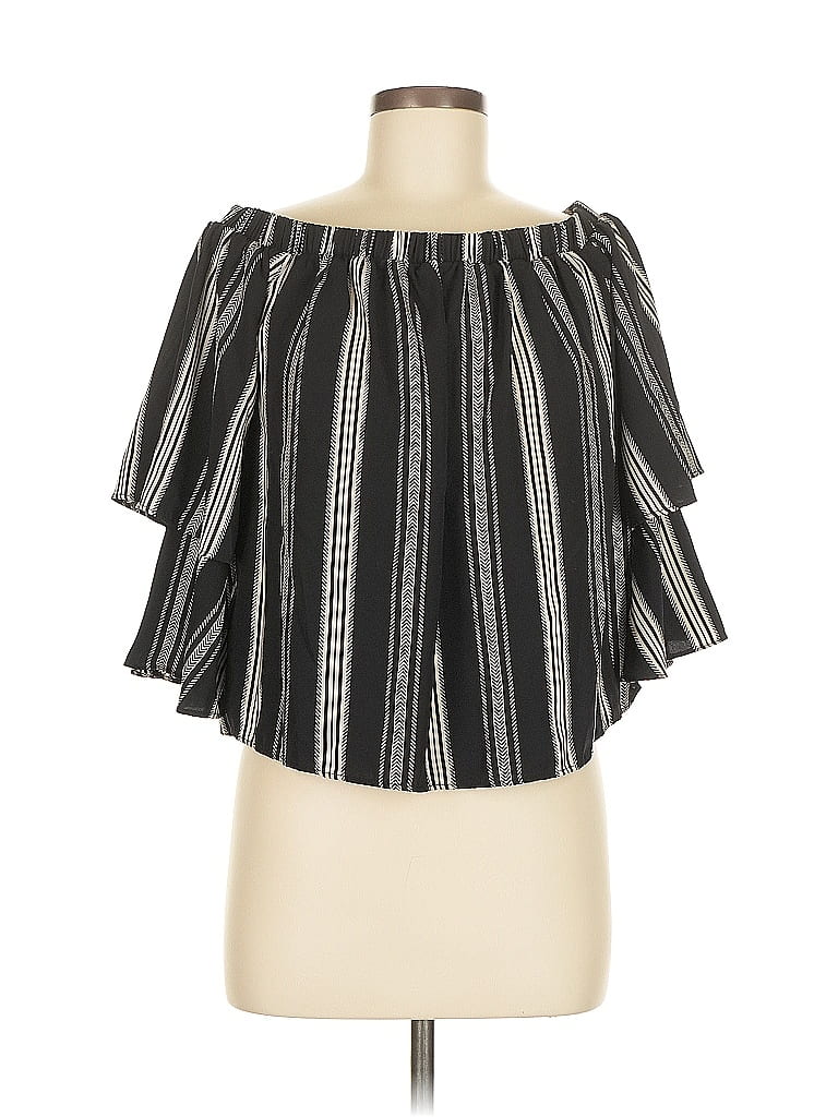 Pre-owned Forever 21 Contemporary Sleeveless Blouse In Black