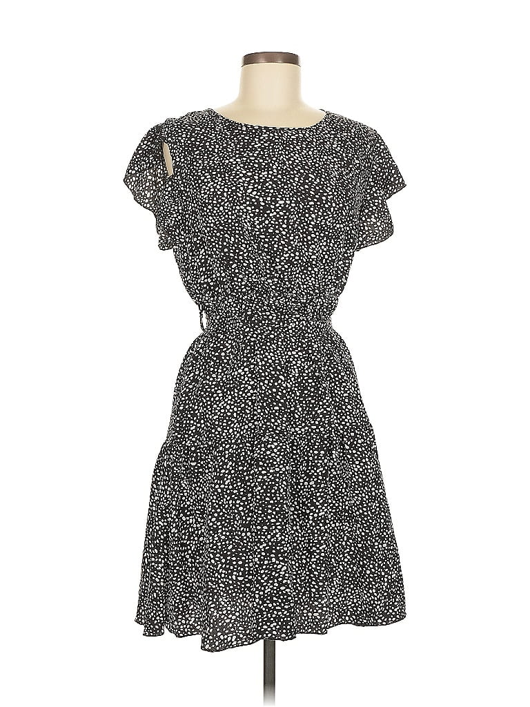 Pre-owned Shein Casual Dress In Black