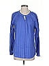 Woolrich 100% Cotton Blue Long Sleeve Blouse Size S - photo 1