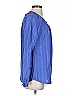 Woolrich 100% Cotton Blue Long Sleeve Blouse Size S - photo 4
