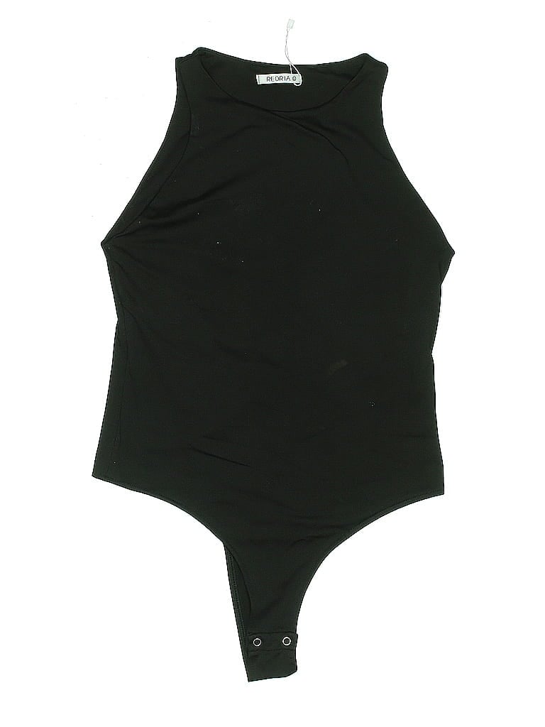 REORIA Pre-owned Bodysuit In Black