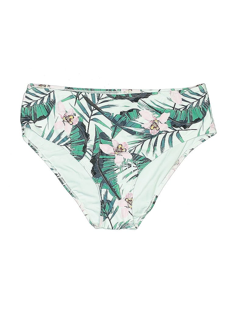 Pre-owned Unbranded Swimsuit Bottoms In Green