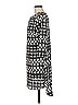 Papaya 100% Polyester Argyle Gray Casual Dress Size 8 - photo 5