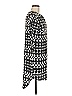 Papaya 100% Polyester Argyle Gray Casual Dress Size 8 - photo 4