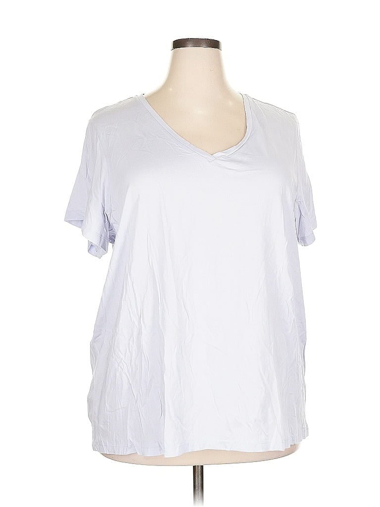 Click to view more detailed imagery on our partner's website Pre-owned Hue Short Sleeve T-shirt In Silver