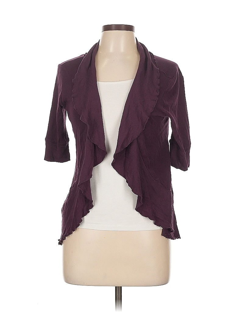 Pre-owned Express Cardigan Sweater In Purple