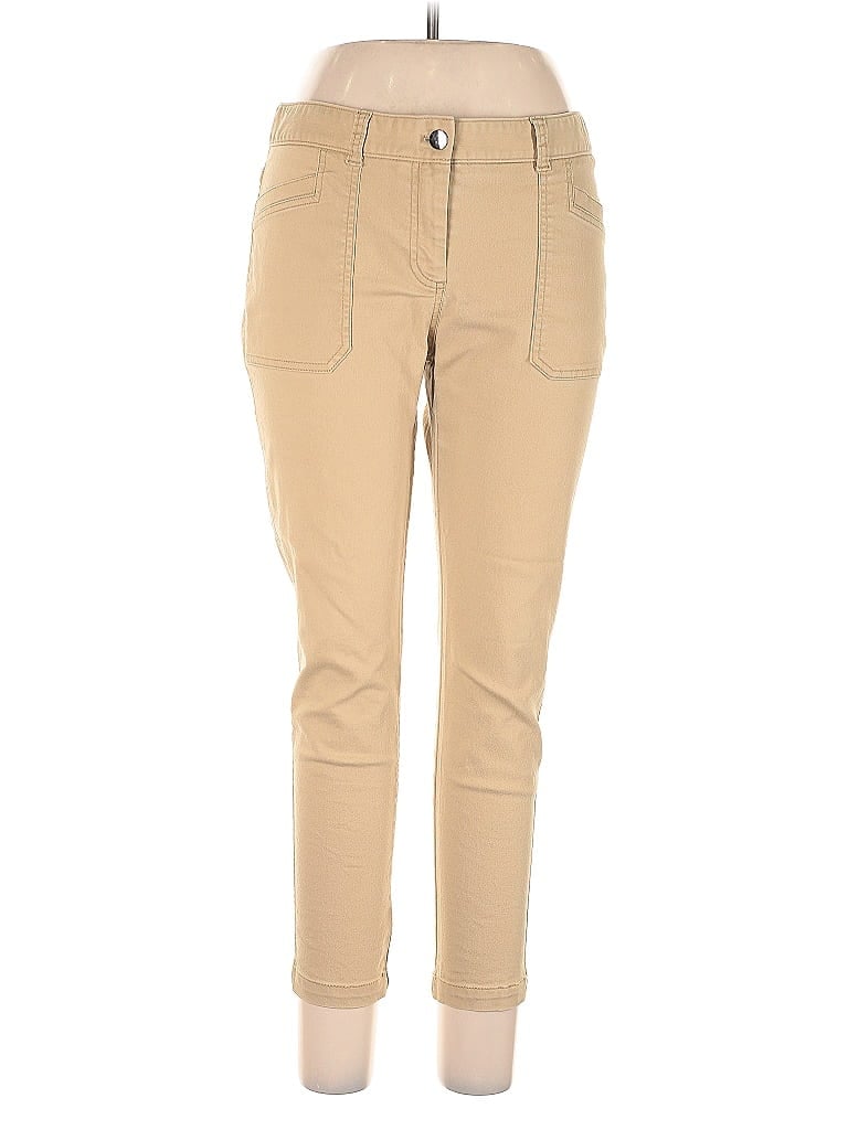 Pre-owned Van Heusen Khaki Pant In Brown